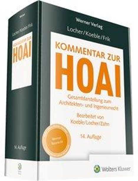 Wolfgang Koeble: Locher / Koeble / Frik, Kommentar zur HOAI, Buch
