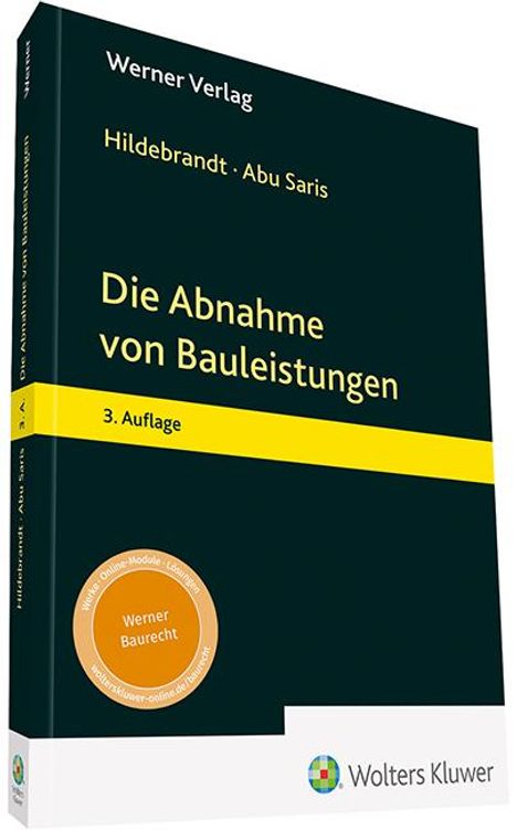 Amneh Abu Saris: Die Abnahme von Bauleistungen, Buch