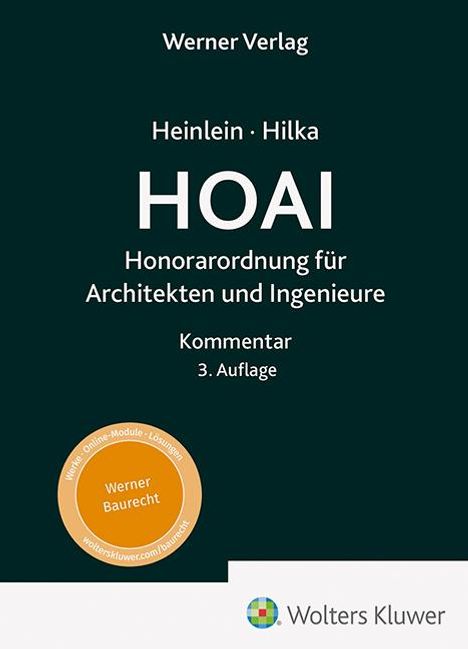 Taschenkommentar HOAI, Buch