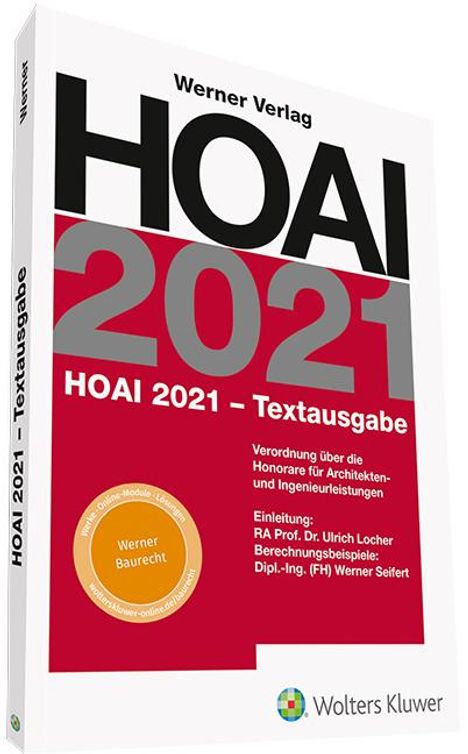 HOAI 2021 - Textausgabe, Buch