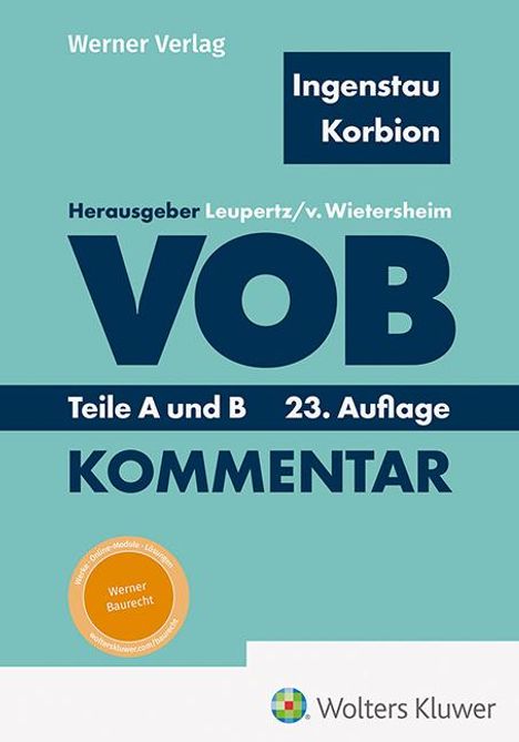 VOB Teile A und B, Buch