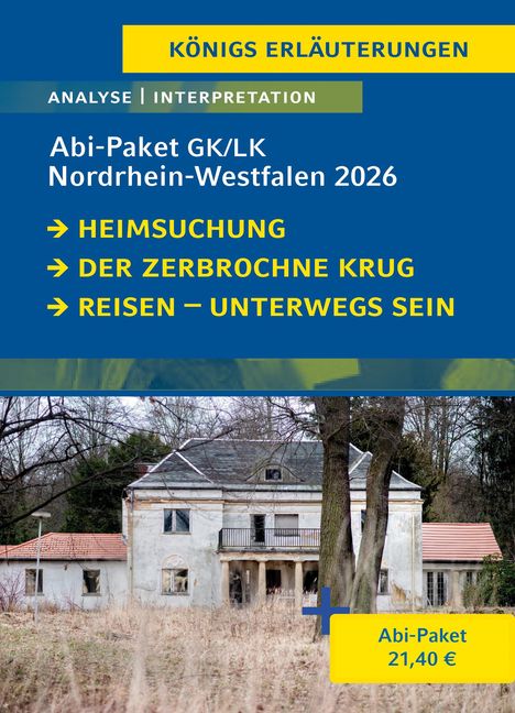 Heinrich von Kleist: Abitur Nordrhein-Westfalen 2026 Deutsch - Abi-Paket (GK/LK), Buch