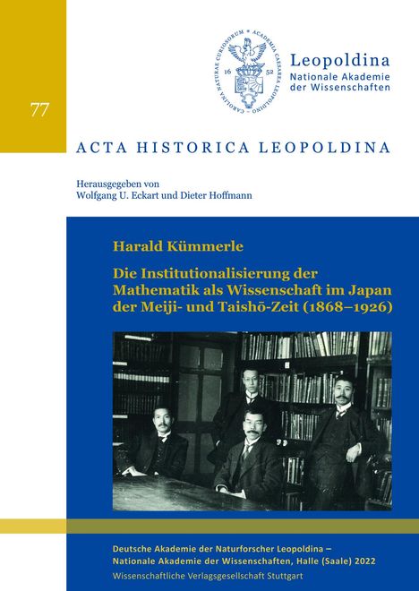 Harald Kümmerle: Die Institutionalisierung der Mathematik als Wissenschaft im Japan der Meiji- und Taish¿-Zeit (1868-1926), Buch