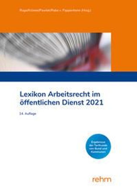 Lexikon Arbeitsrecht im öffentlichen Dienst 2021, Buch