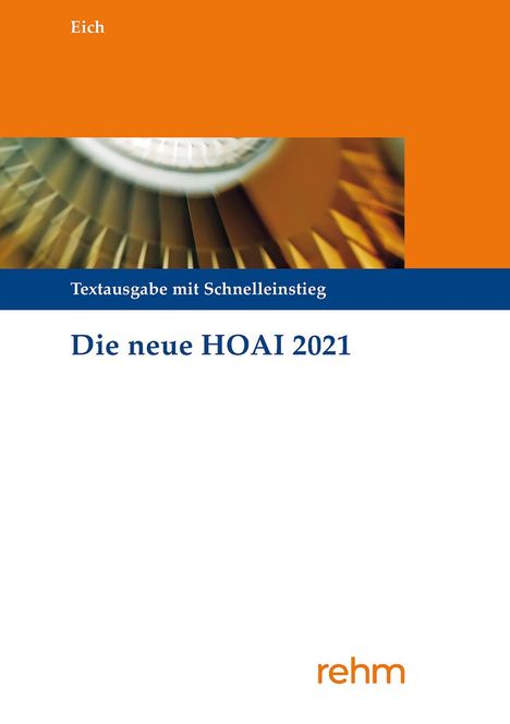 Anke Eich: Die neue HOAI 2021, Buch