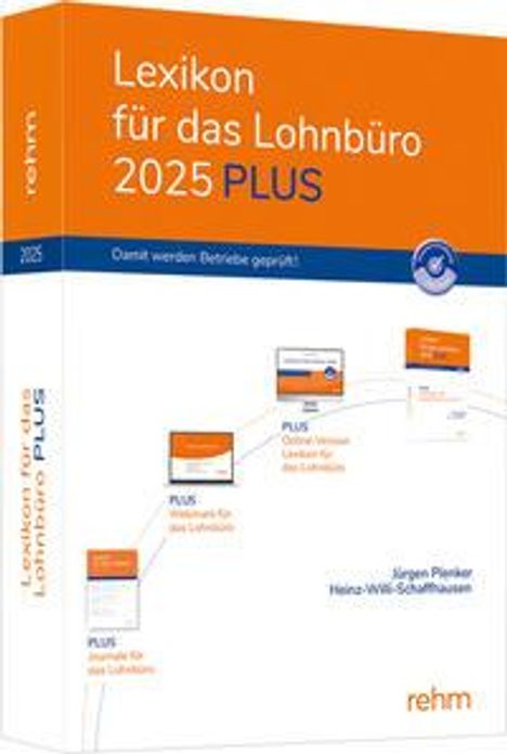 Wolfgang Schönfeld: Lexikon für das Lohnbüro 2025 PLUS, 1 Buch und 1 Diverse