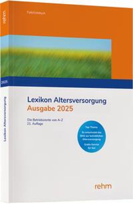 Ralf Fath: Lexikon Altersversorgung 2025, Buch