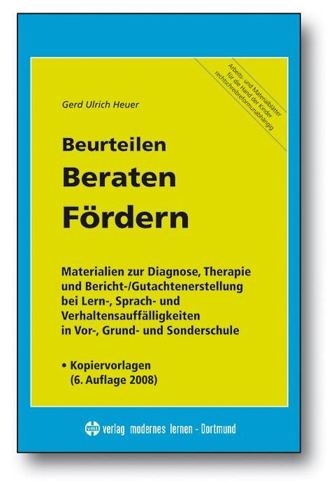 Gerd U Heuer: Beurteilen - Beraten - Fördern, Buch