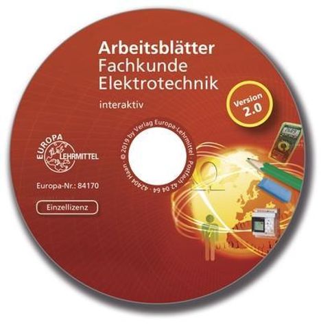 Jürgen Manderla: Arbeitsblätter Fachkunde Elektrotechnik - interaktiv, CD-ROM
