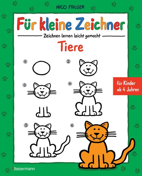 Nico Fauser: Für kleine Zeichner - Tiere, Buch