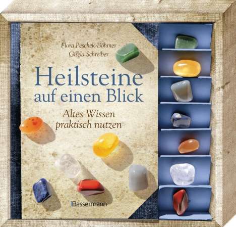 Flora Peschek-Böhmer: Peschek-Böhmer, F: Heilsteine auf einen Blick-Set, Buch