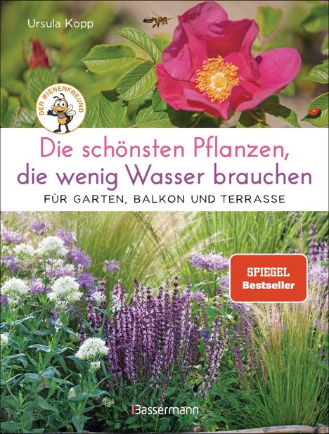 Ursula Kopp: Die schönsten Pflanzen, die wenig Wasser brauchen für Garten, Balkon und Terrasse - 66 trockenheitsverträgliche Stauden, Sträucher, Gräser und Blumen, die heiße Sommer garantiert überleben, Buch