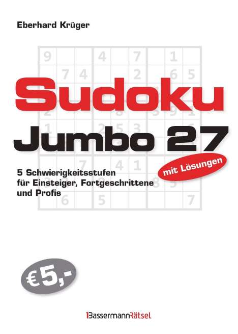 Eberhard Krüger: Sudokujumbo 27, Buch