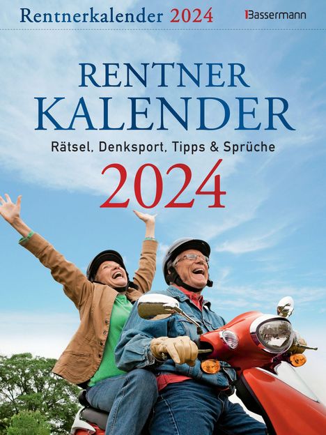 Brigitte Beck: Rentnerkalender 2024. Der beliebte Abreißkalender bringt Schwung in den Ruhestand, Kalender