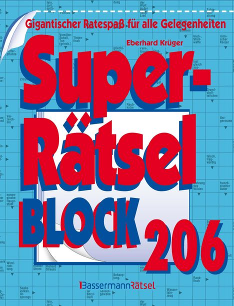 Eberhard Krüger: Krüger, E: Superrätselblock 206, Buch