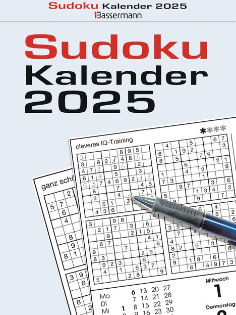Eberhard Krüger: Sudokukalender 2025. Der beliebte Abreißkalender mit 800 Zahlenrätseln, Kalender