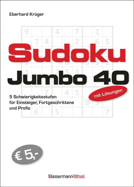 Eberhard Krüger: Sudokujumbo 40, Buch