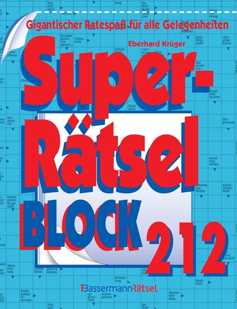 Eberhard Krüger: Superrätselblock 212, Buch