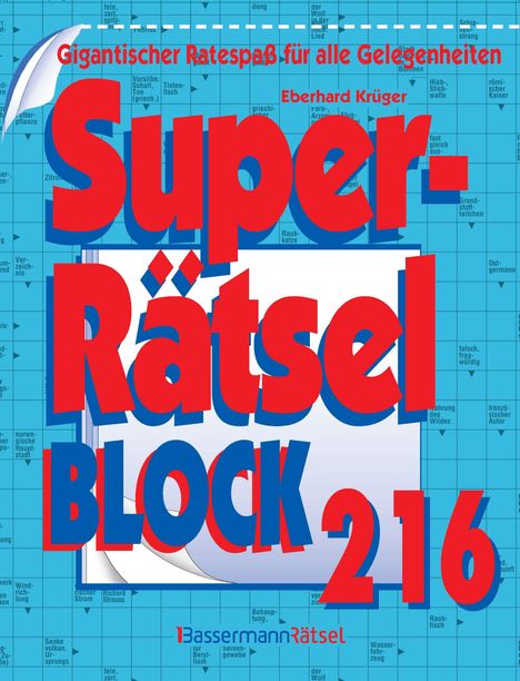 Eberhard Krüger: Superrätselblock 216, Buch