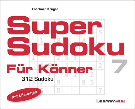 Eberhard Krüger: Supersudoku für Könner 7, Buch