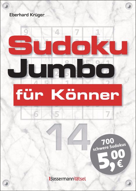 Eberhard Krüger: Sudokujumbo für Könner 14, Buch