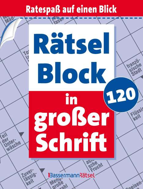 Eberhard Krüger: Rätselblock in großer Schrift 120 (5 Exemplare à 2,99 EUR), Buch