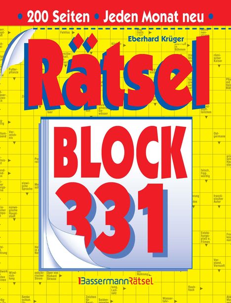 Eberhard Krüger: Rätselblock 331 (5 Exemplare à 2,99 EUR), Buch