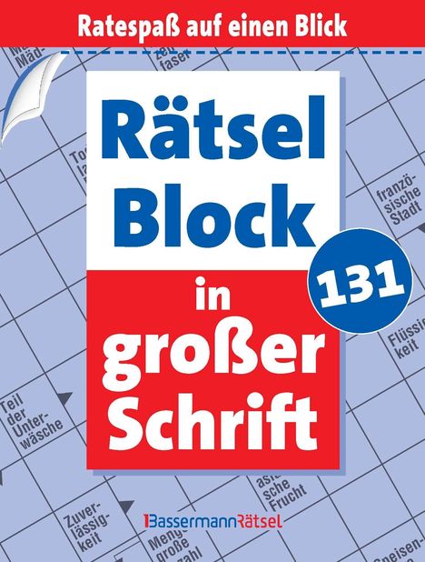 Eberhard Krüger: Rätselblock in großer Schrift 131 (5 Exemplare à 2,99 EUR), Buch