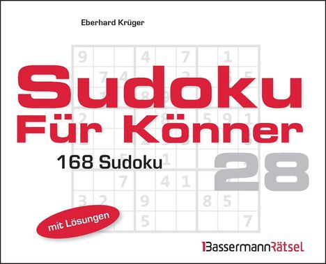 Eberhard Krüger: Sudoku für Könner 28 (5 Exemplare à 2,99 EUR), Buch