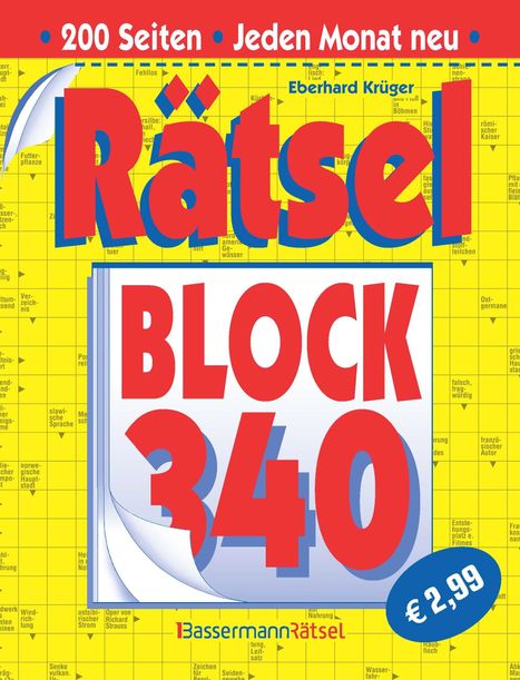 Eberhard Krüger: Rätselblock 340 (5 Exemplare à 2,99 EUR), Buch