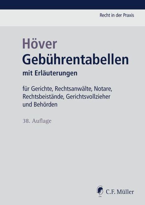 Henning Oberlack: Gebührentabellen, Buch