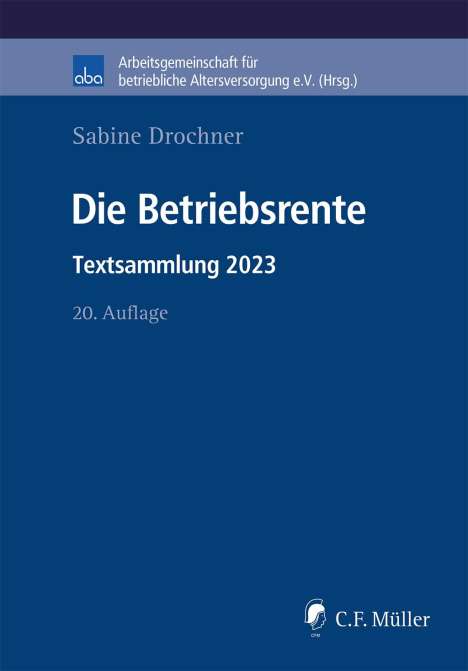 Sabine Drochner: Die Betriebsrente, Buch