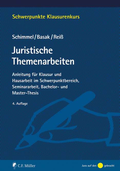 Roland Schimmel: Juristische Themenarbeiten, Buch