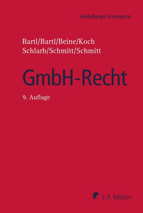 Harald Bartl: GmbH-Recht, Buch