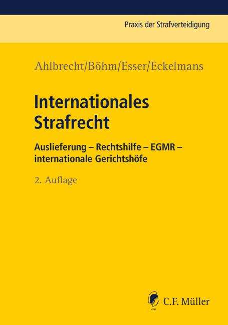 Heiko Ahlbrecht: Internationales Strafrecht, Buch