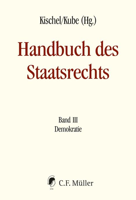 Handbuch des Staatsrechts - Neuausgabe, Buch