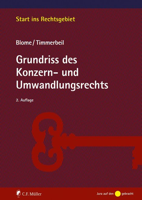 Max Blome: Grundriss des Konzern- und Umwandlungsrechts, Buch