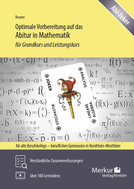 Stefan Rosner: Optimale Vorbereitung auf das Abitur in Mathematik (NRW), Buch