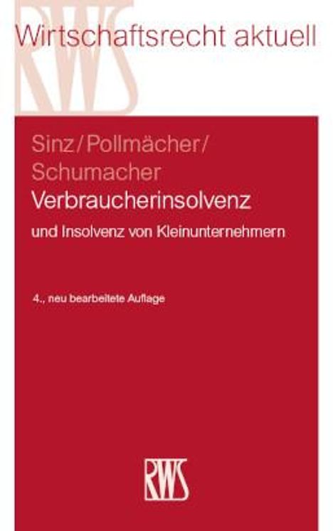 Ralf Sinz: Verbraucherinsolvenz, Buch