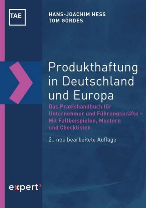 Hans-Joachim Hess: Produkthaftung in Deutschland und Europa, Buch