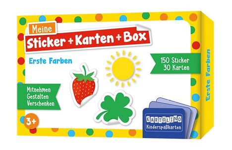 Meine Sticker + Karten + Box - Erste Farben, Buch