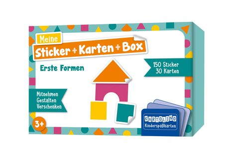 Meine Sticker + Karten + Box - Erste Formen, Buch