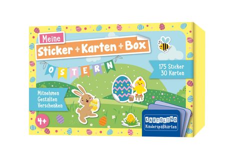 Meine Sticker + Karten + Box - Ostern, Buch