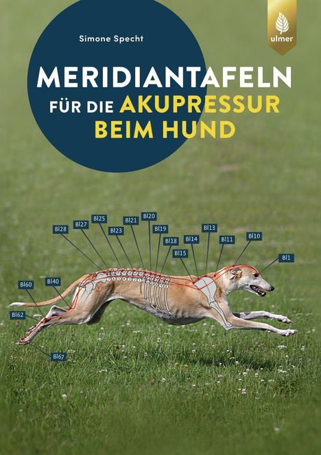 Simone Specht: Meridiantafeln für die Akupressur beim Hund, Buch