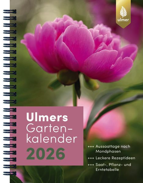 Ulmers Gartenkalender 2026, Buch