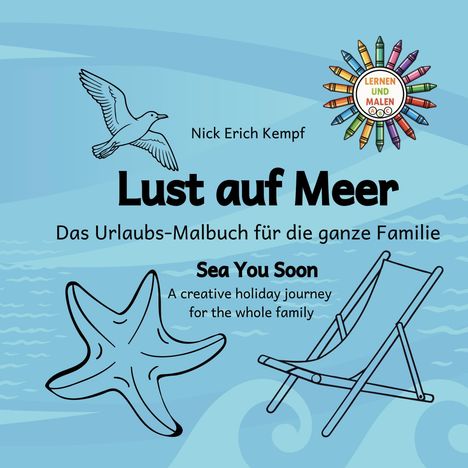 Nick Erich Kempf: Lust auf Meer. Das Urlaubs-Malbuch für die ganze Familie., Buch