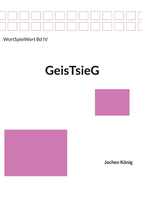 Jochen König: GeisTsieG, Buch