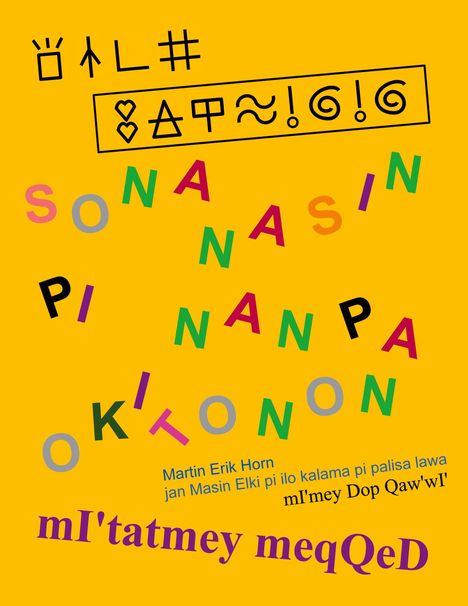 Martin Erik Horn: sona nasin pi nanpa Okitonon - mI'tatmey meqQeD, Buch