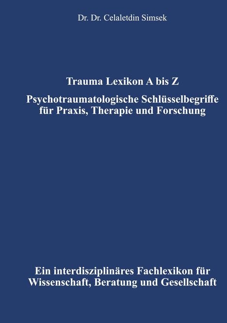 Celaletdin Simsek: Trauma Lexikon A bis Z, Buch