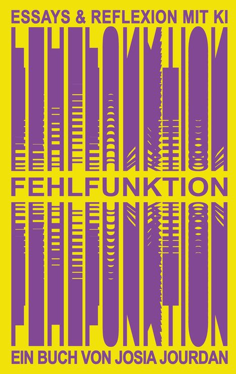 Josia Jourdan: Fehlfunktion, Buch